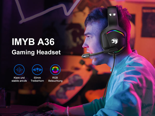 A36 Auriculares para Juegos con Micrófono